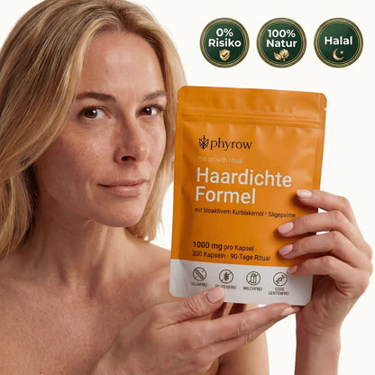 Phyrow Nächtliche Haar-Softgels mit Kürbiskernöl & Sägepalme