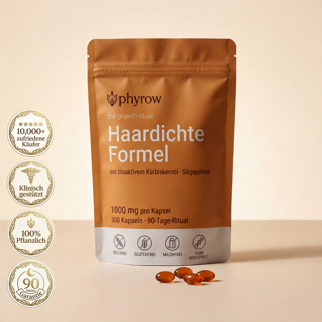 Phyrow Nächtliche Haar-Softgels mit Kürbiskernöl & Sägepalme